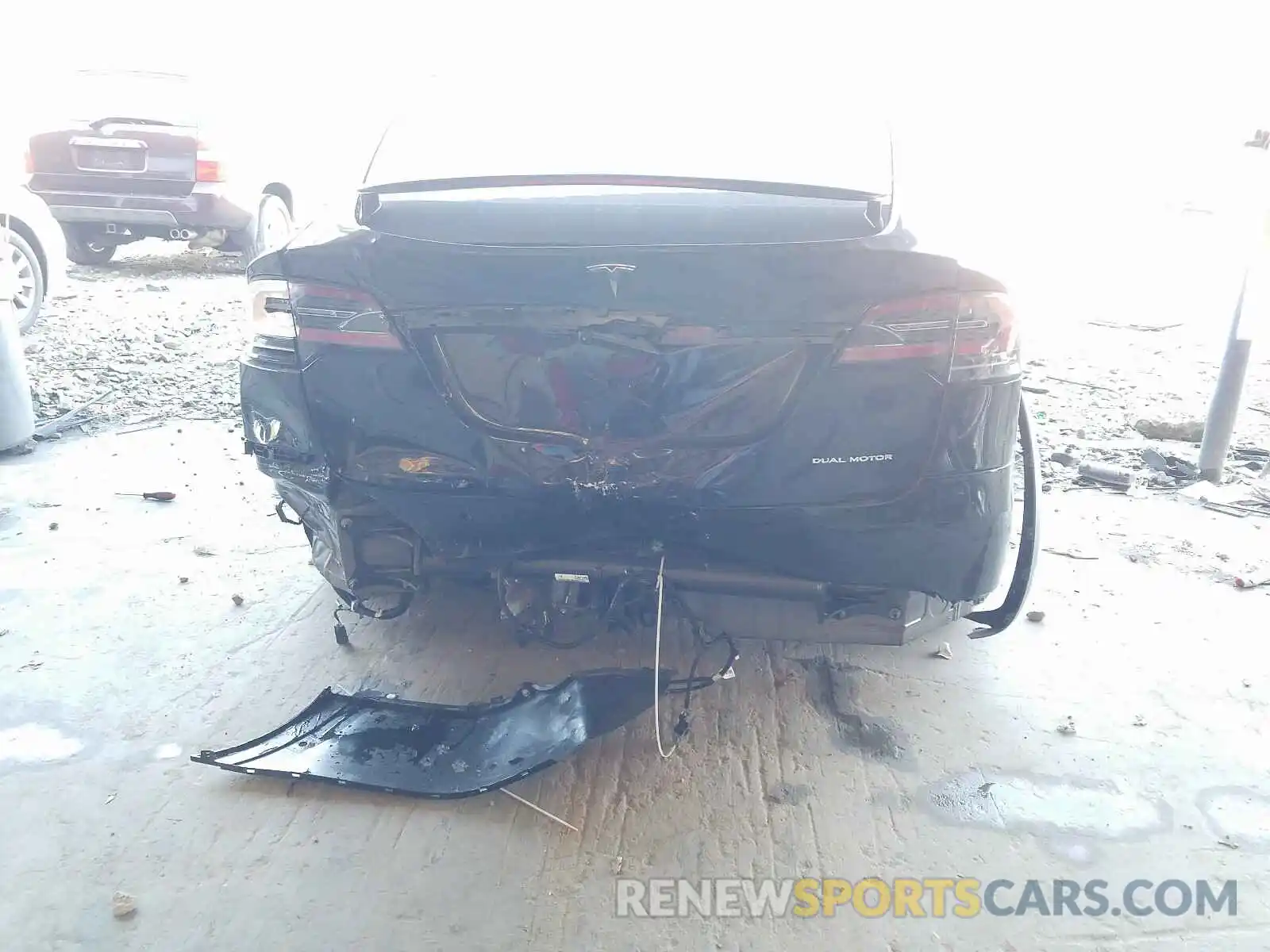 9 Photograph of a damaged car 5YJXCBE27LF238025 TESLA MODEL X 2020