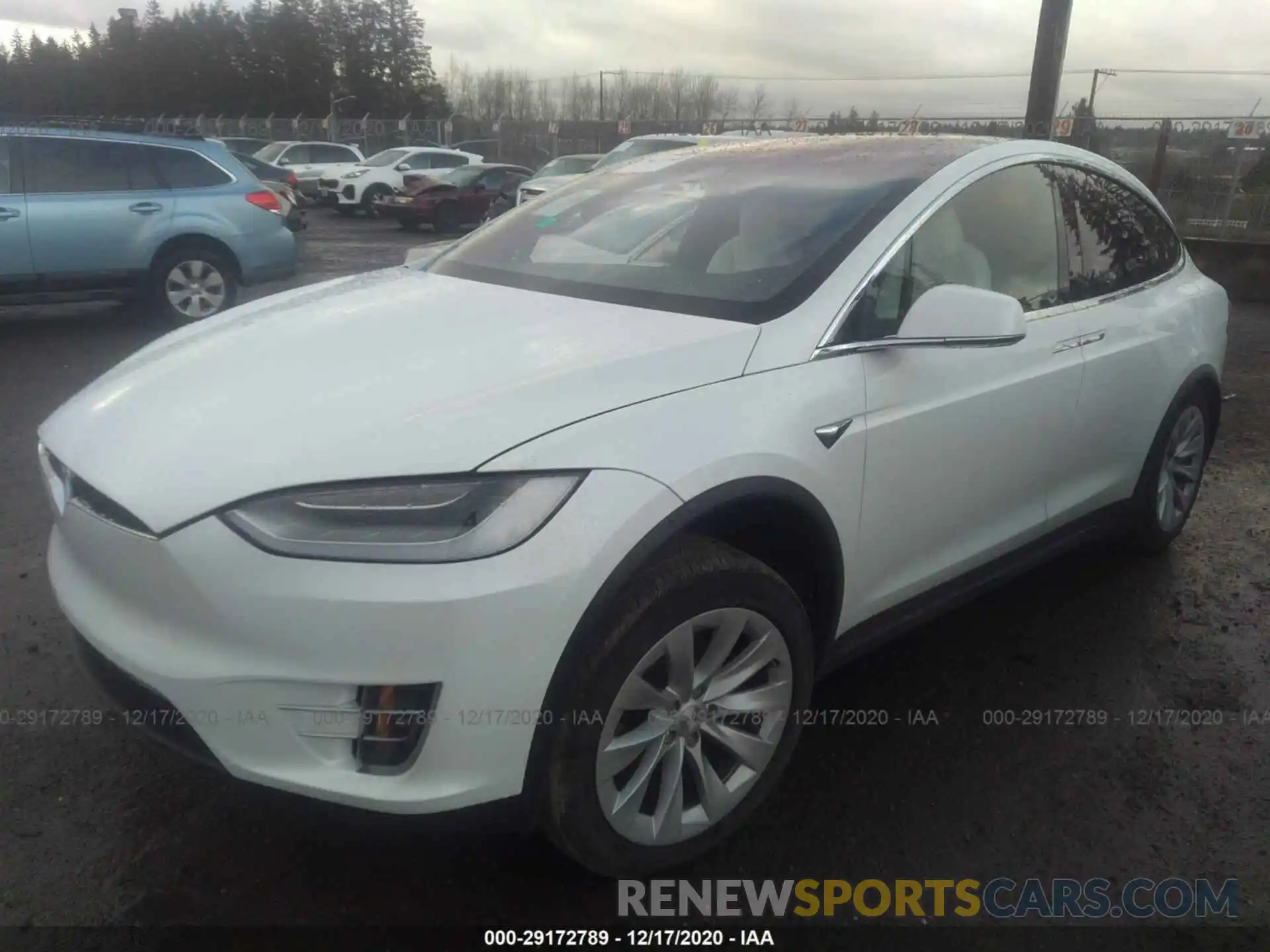 2 Photograph of a damaged car 5YJXCBE29LF235532 TESLA MODEL X 2020