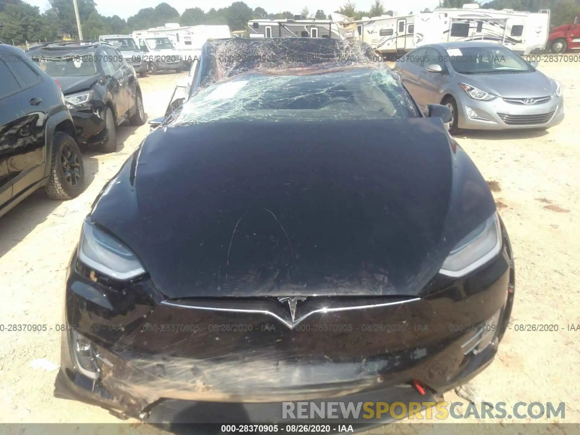 10 Photograph of a damaged car 5YJXCBE29LF241475 TESLA MODEL X 2020