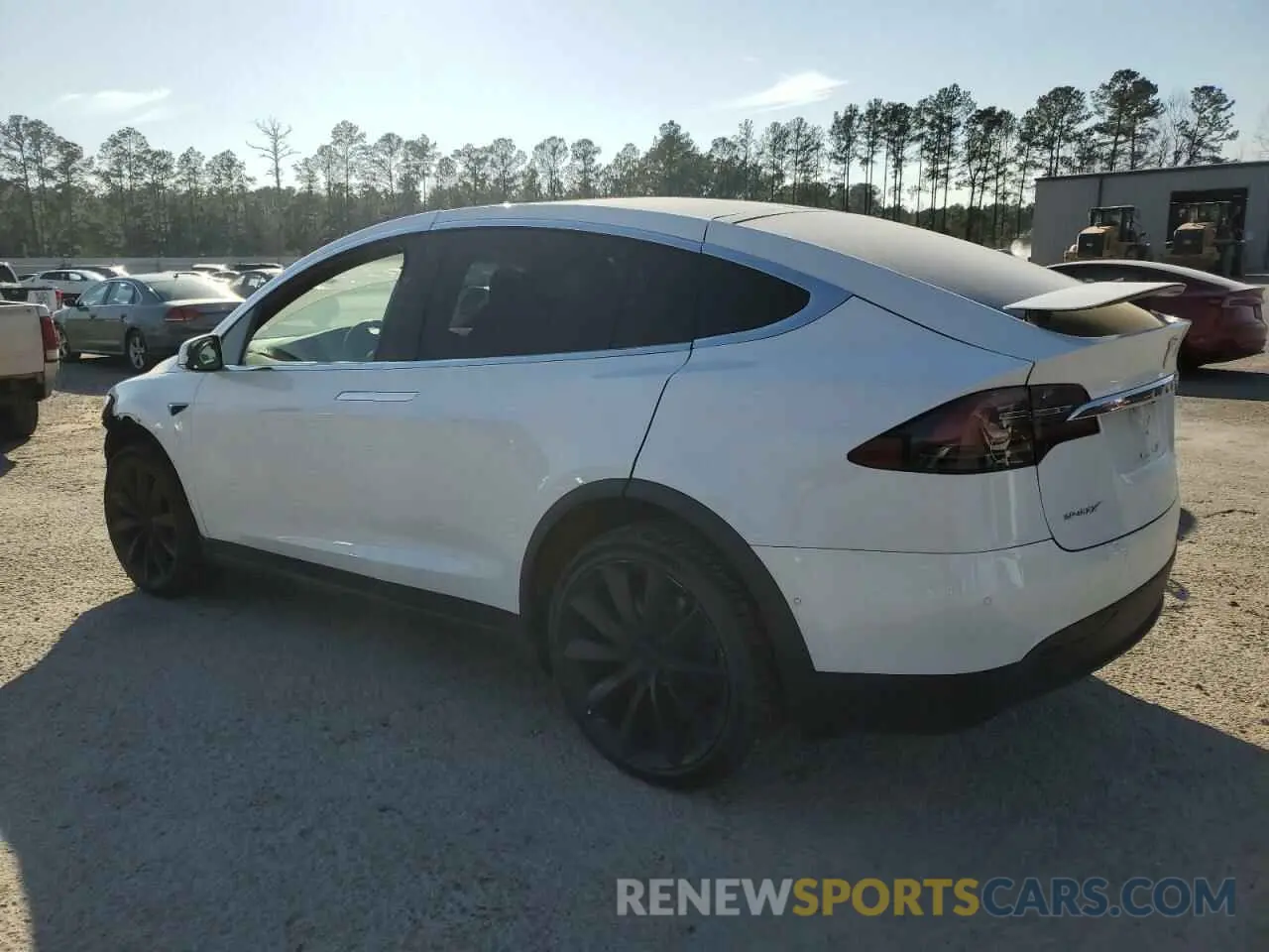 2 Photograph of a damaged car 5YJXCBE29LF297724 TESLA MODEL X 2020