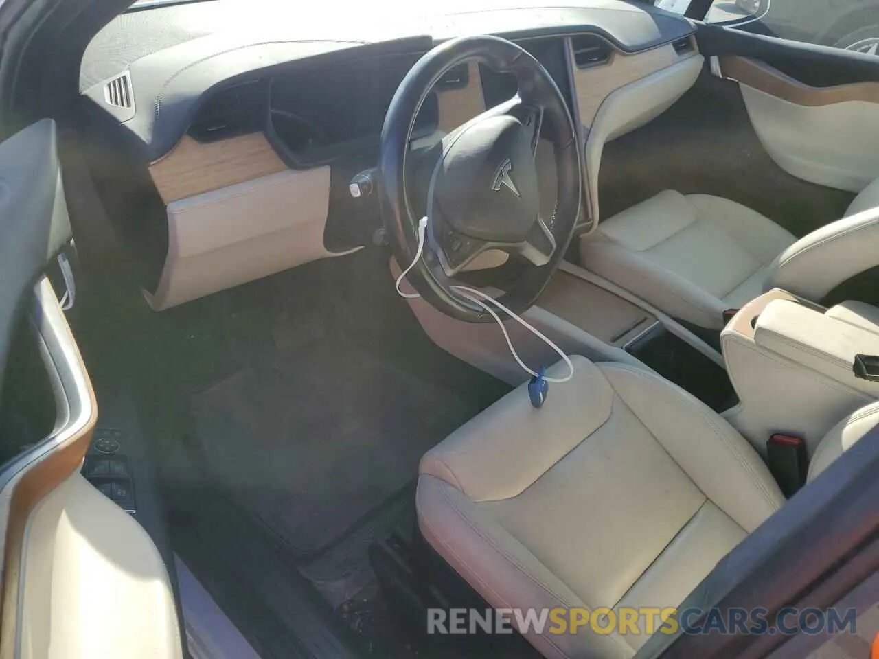 8 Photograph of a damaged car 5YJXCBE29LF297724 TESLA MODEL X 2020