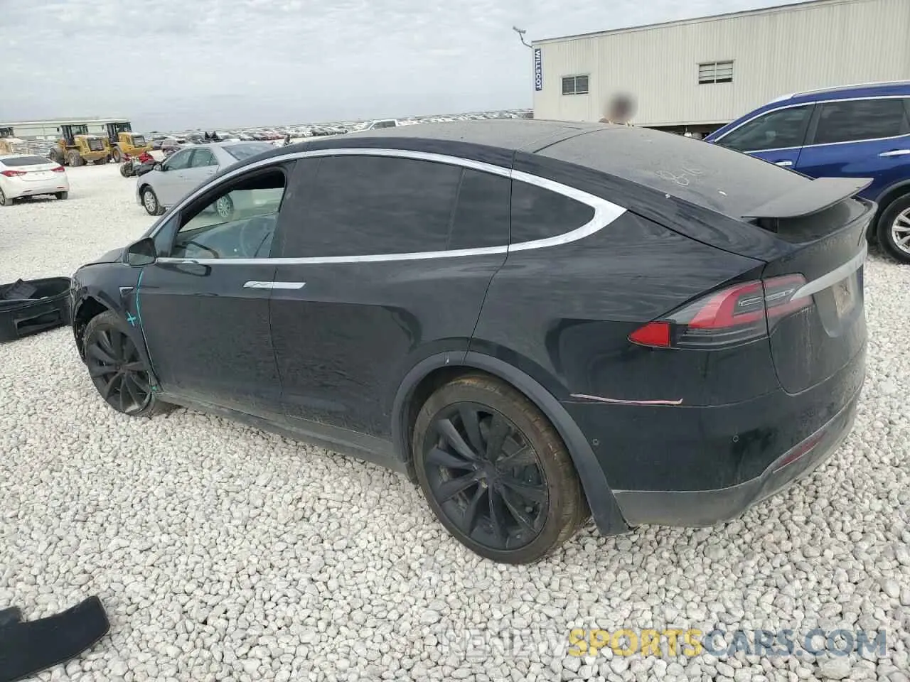 2 Photograph of a damaged car 5YJXCBE29LF300265 TESLA MODEL X 2020