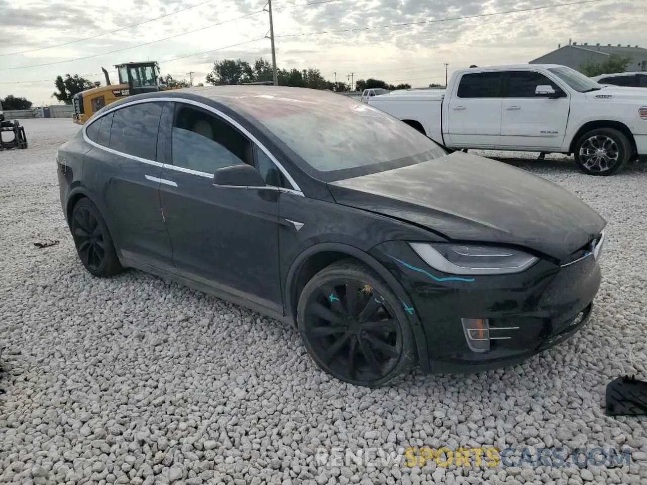 4 Photograph of a damaged car 5YJXCBE29LF300265 TESLA MODEL X 2020