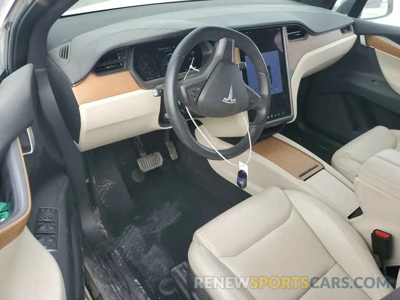 8 Photograph of a damaged car 5YJXCBE29LF300265 TESLA MODEL X 2020