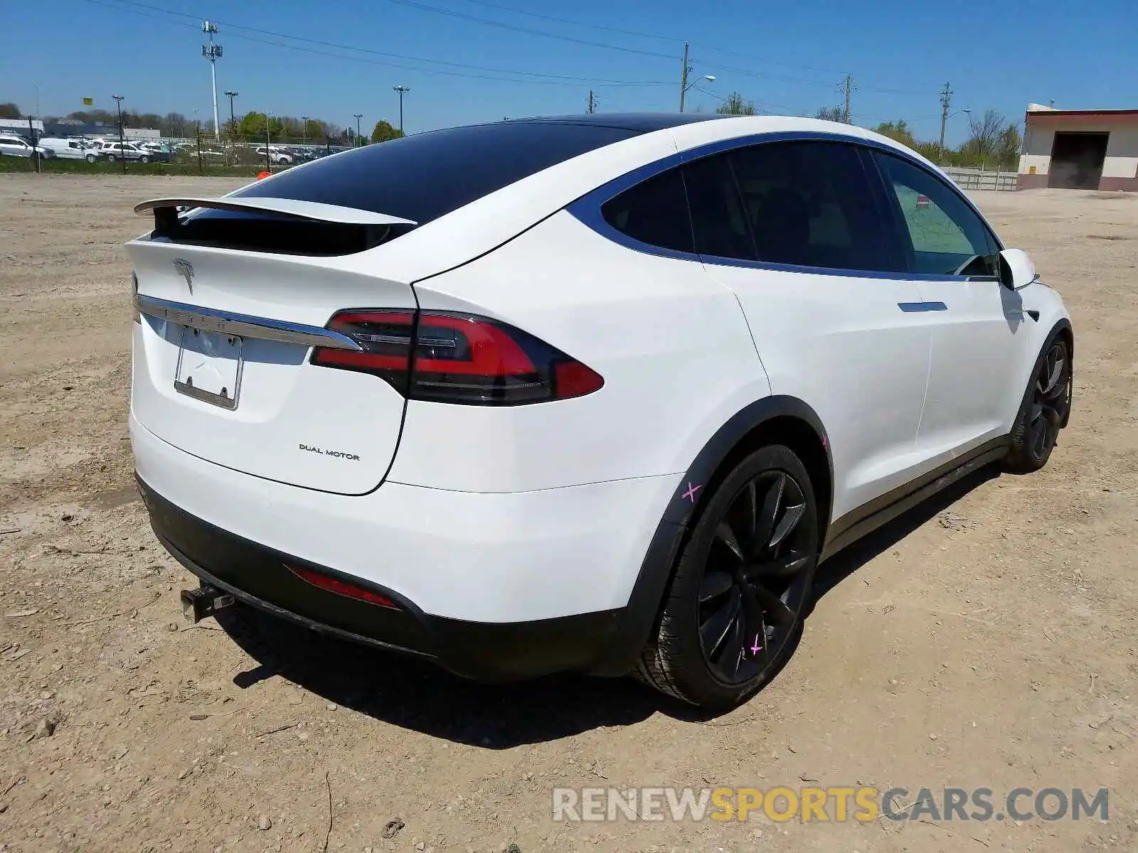 4 Photograph of a damaged car 5YJXCBE2XLF219520 TESLA MODEL X 2020