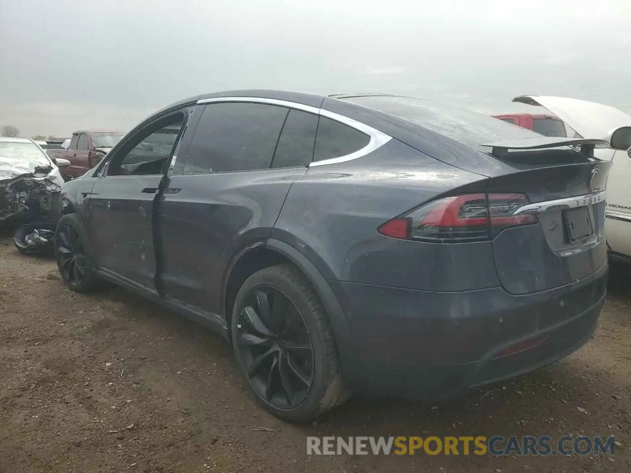 2 Photograph of a damaged car 5YJXCBE2XLF231649 TESLA MODEL X 2020