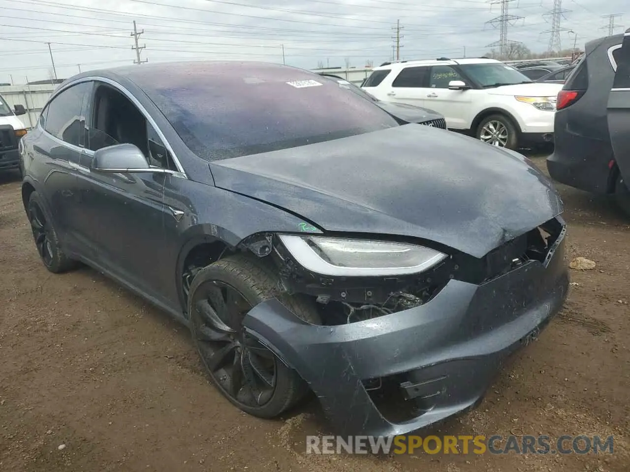 4 Photograph of a damaged car 5YJXCBE2XLF231649 TESLA MODEL X 2020
