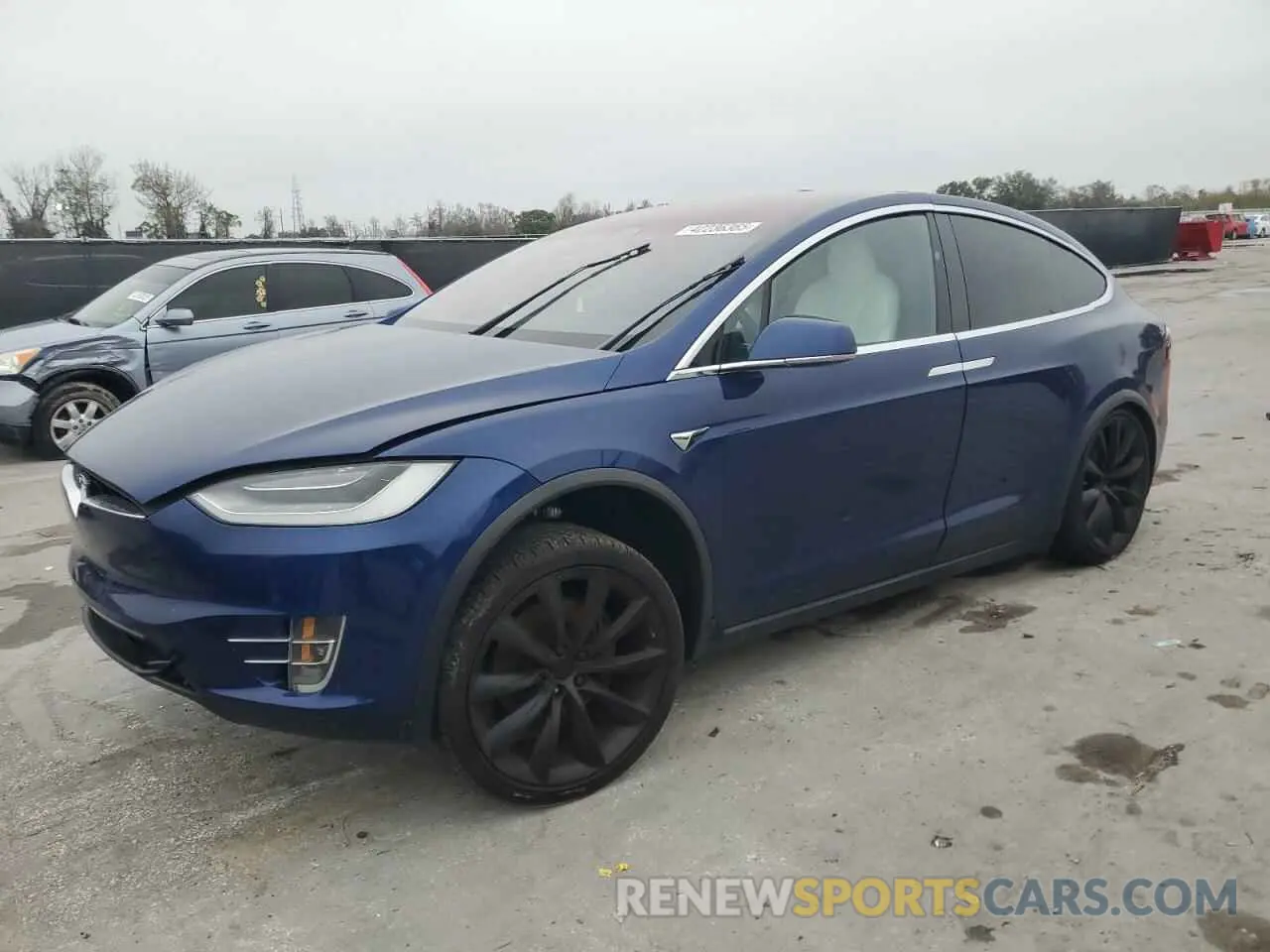 1 Photograph of a damaged car 5YJXCBE2XLF250234 TESLA MODEL X 2020
