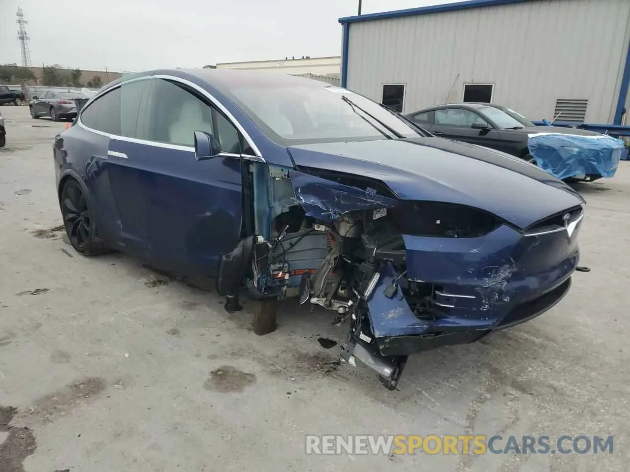 4 Photograph of a damaged car 5YJXCBE2XLF250234 TESLA MODEL X 2020