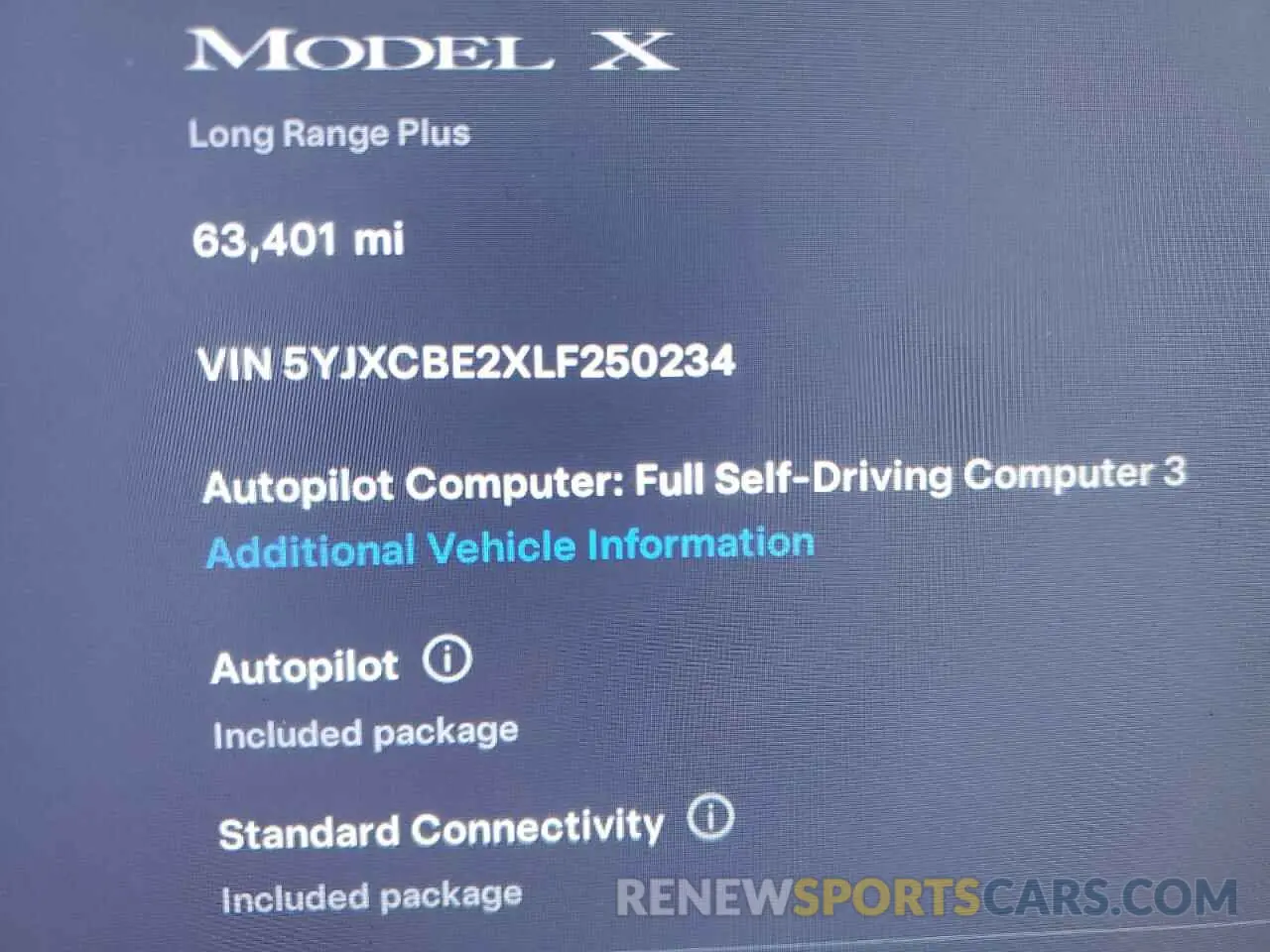 9 Photograph of a damaged car 5YJXCBE2XLF250234 TESLA MODEL X 2020