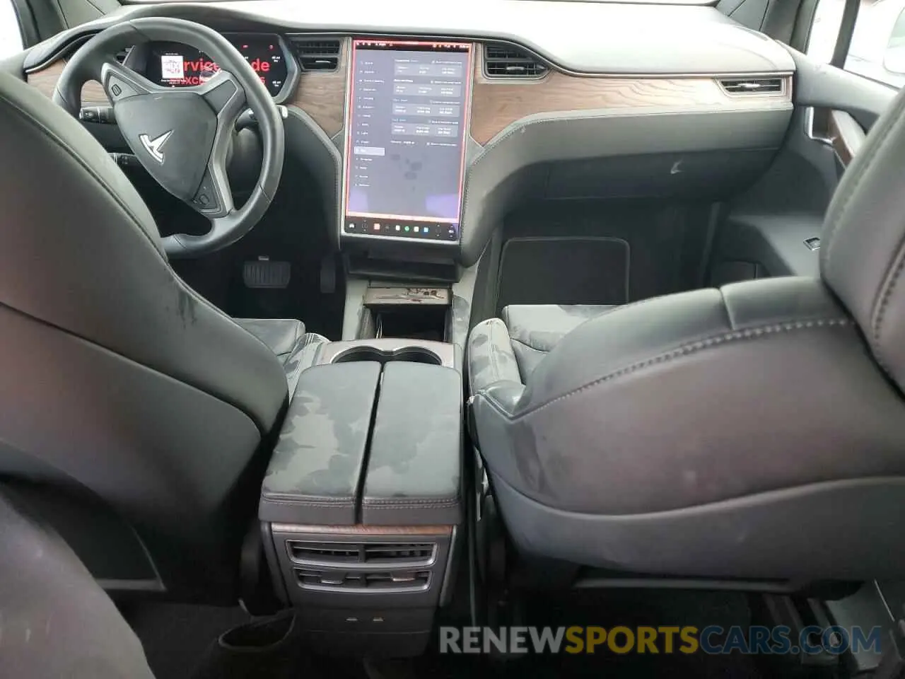 8 Photograph of a damaged car 5YJXCBE2XLF272105 TESLA MODEL X 2020