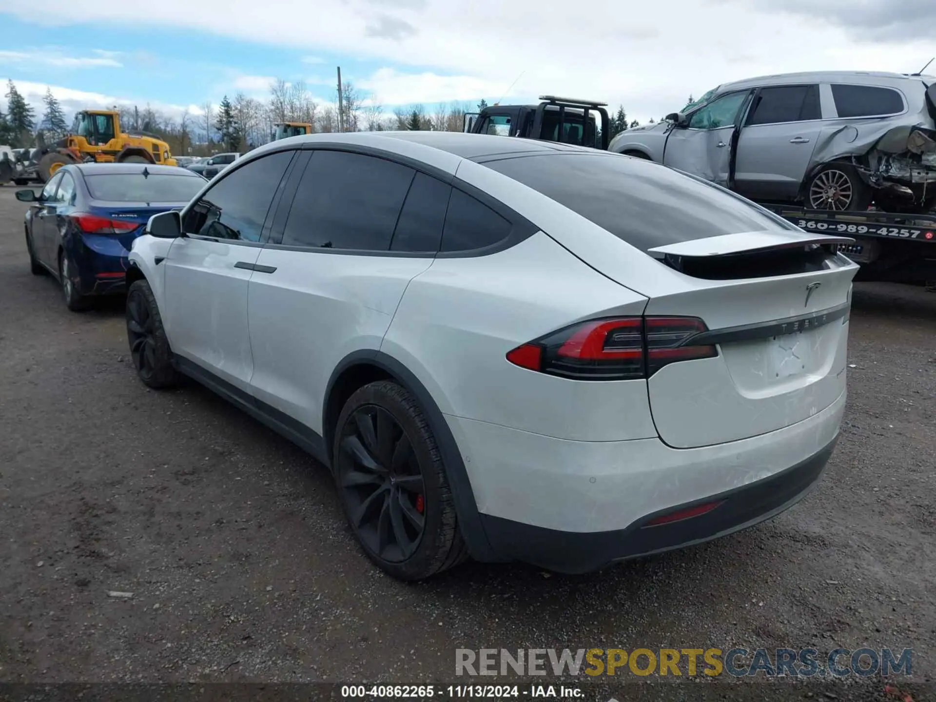 3 Photograph of a damaged car 5YJXCBE43LF216850 TESLA MODEL X 2020