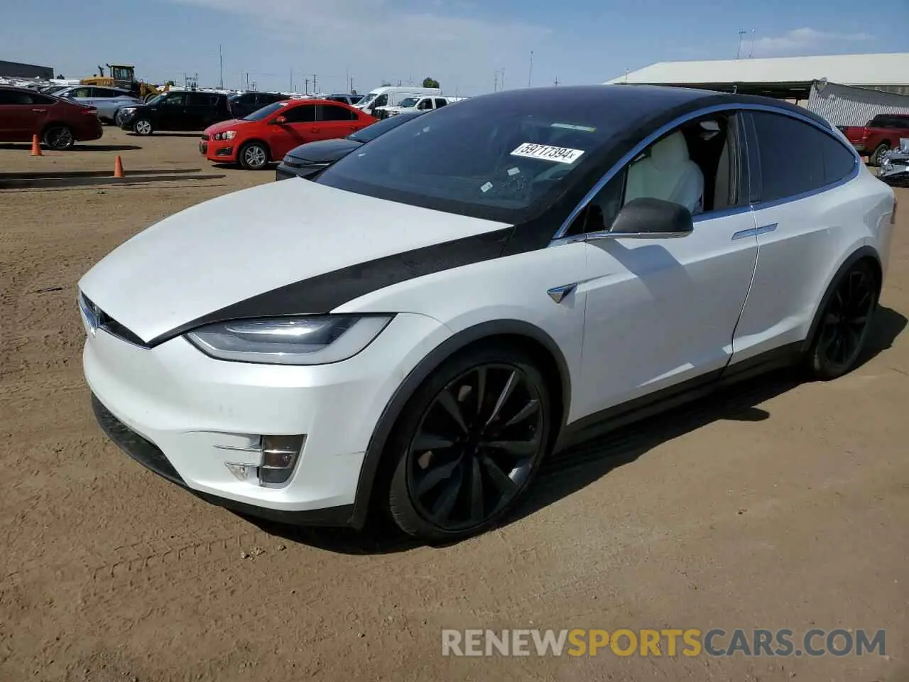 1 Photograph of a damaged car 5YJXCBE43LF279401 TESLA MODEL X 2020