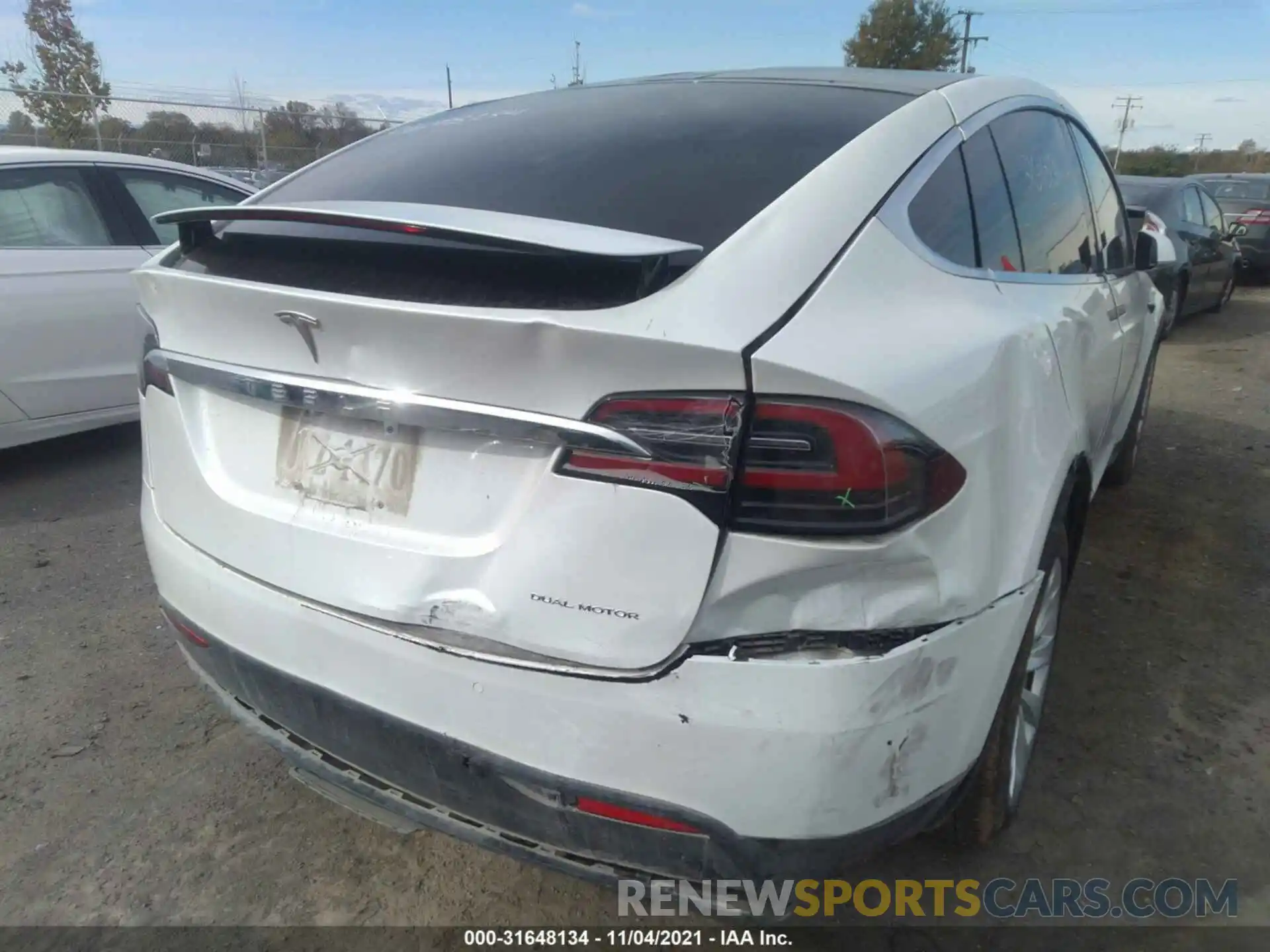 6 Photograph of a damaged car 5YJXCDE22LF250806 TESLA MODEL X 2020