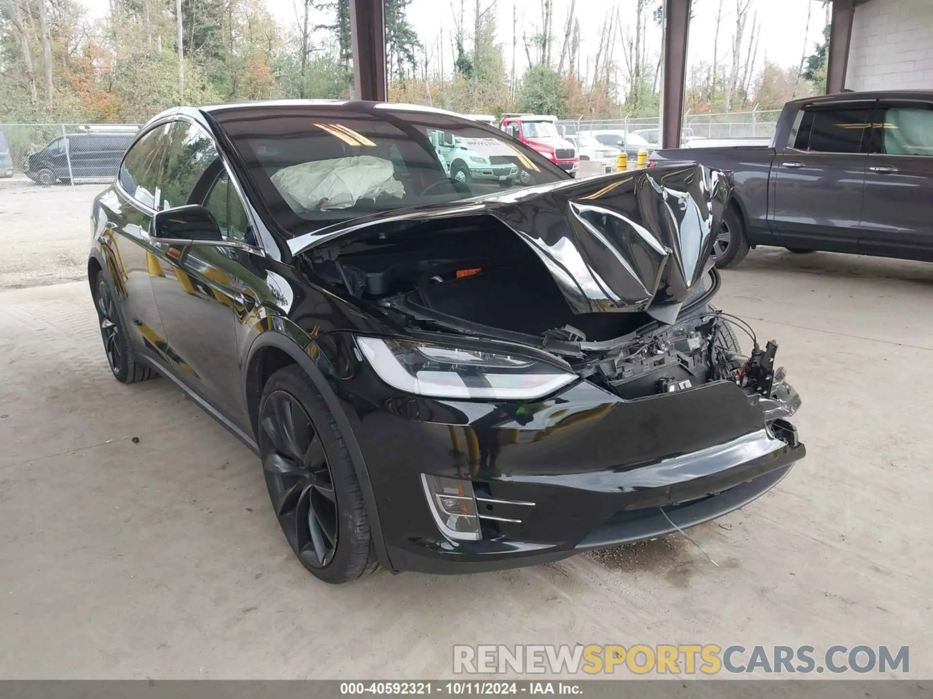 1 Photograph of a damaged car 5YJXCDE22LF270280 TESLA MODEL X 2020