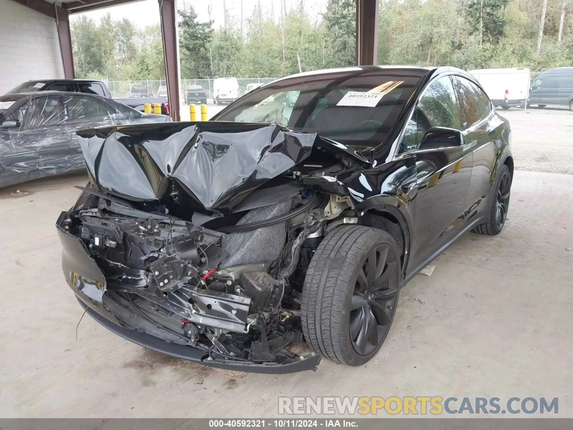 2 Photograph of a damaged car 5YJXCDE22LF270280 TESLA MODEL X 2020
