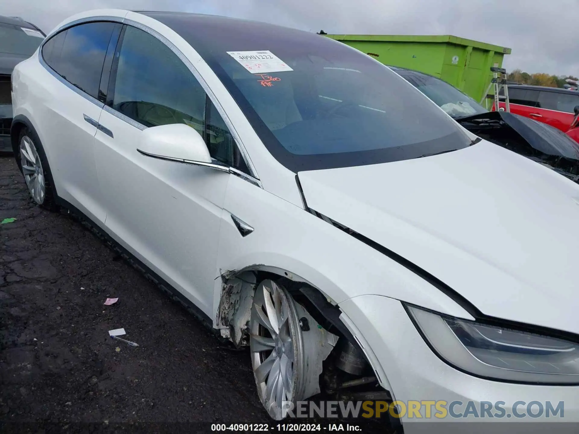 13 Photograph of a damaged car 5YJXCDE22LF301401 TESLA MODEL X 2020