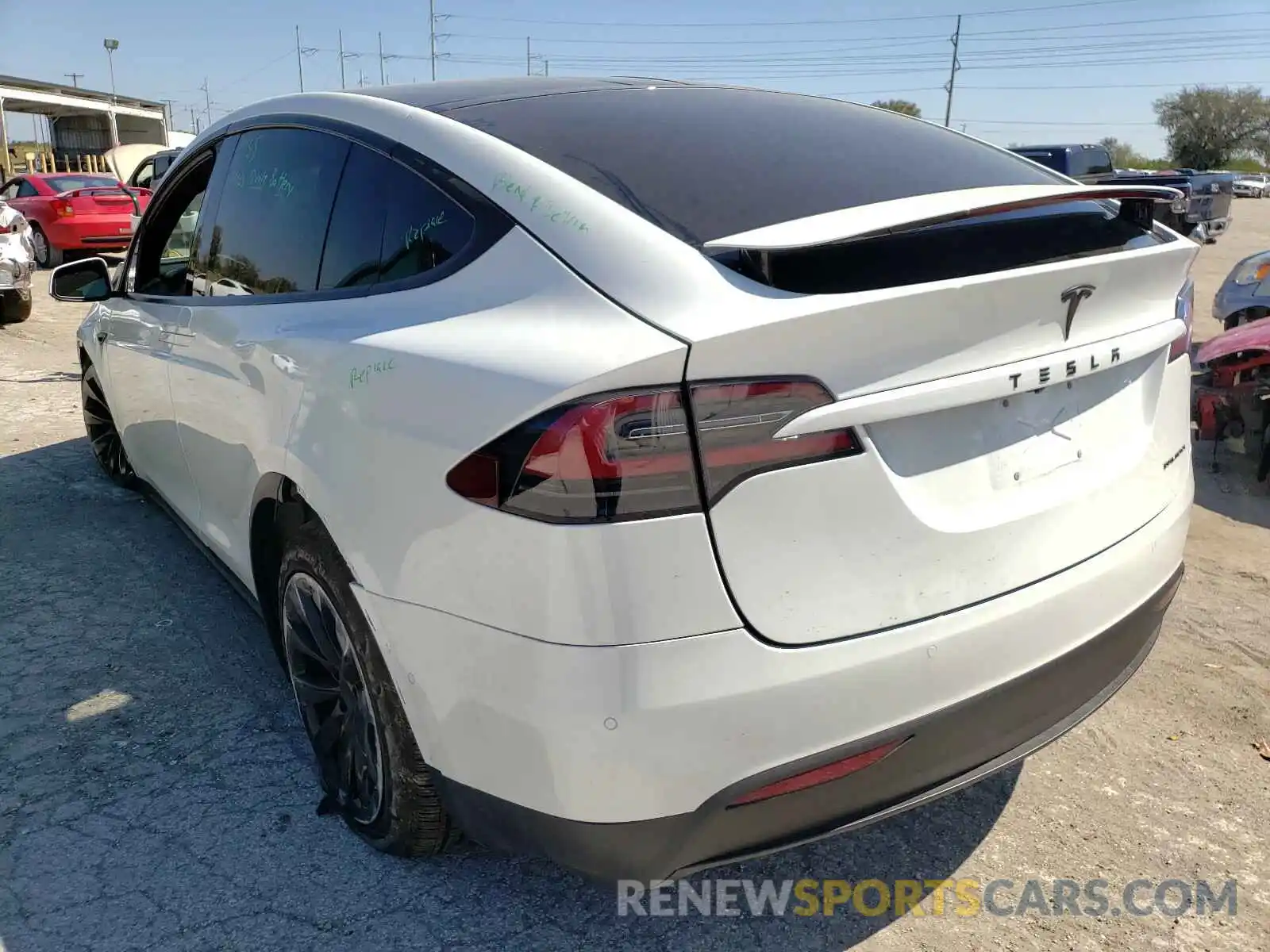 3 Photograph of a damaged car 5YJXCDE23LF242567 TESLA MODEL X 2020