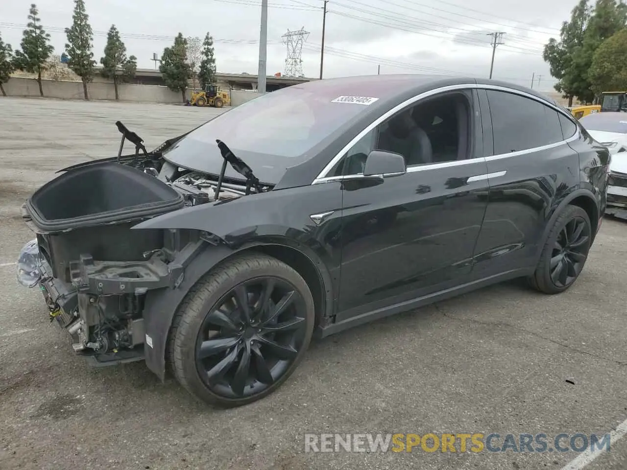 1 Photograph of a damaged car 5YJXCDE23LF248773 TESLA MODEL X 2020