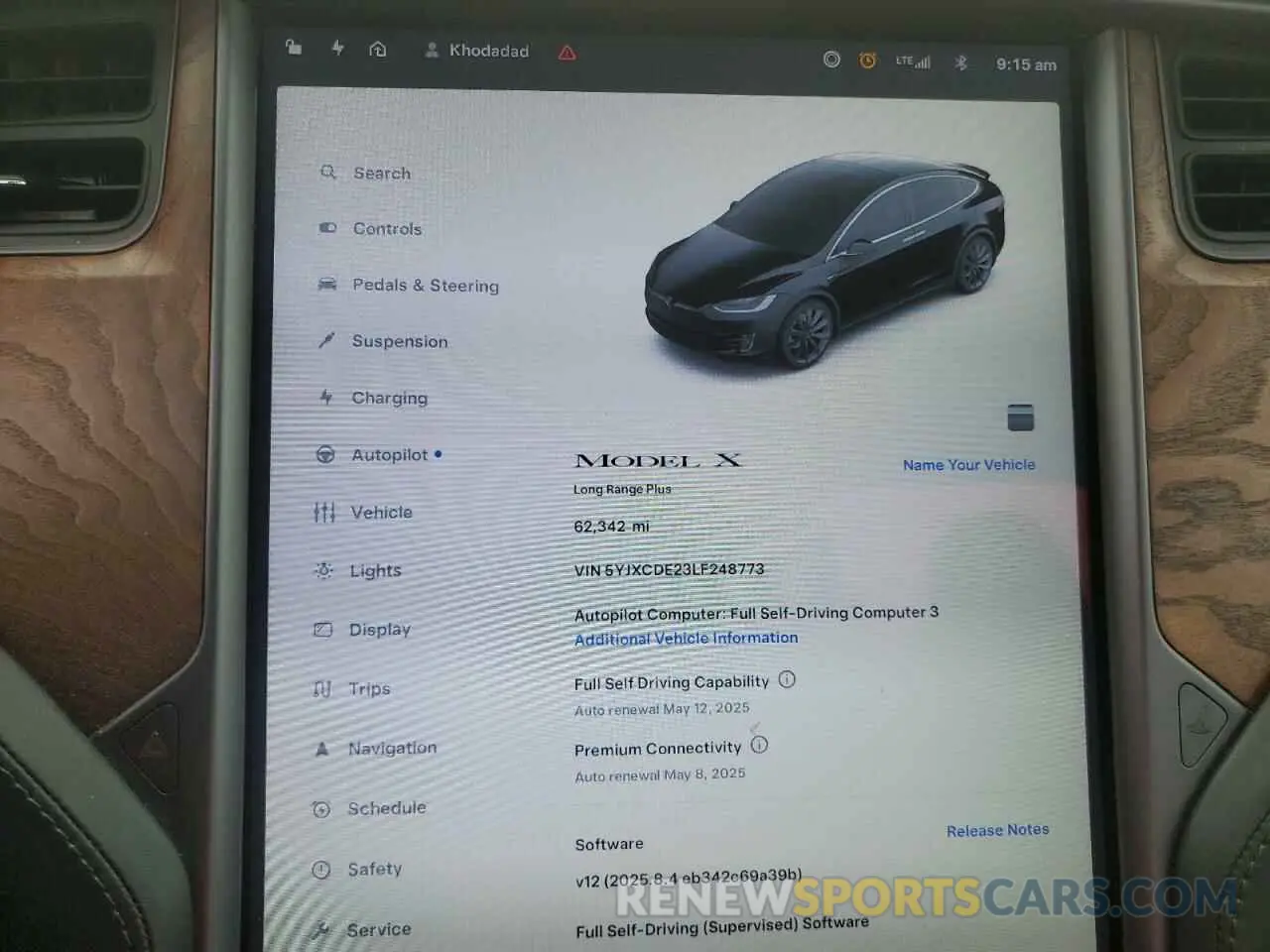9 Photograph of a damaged car 5YJXCDE23LF248773 TESLA MODEL X 2020
