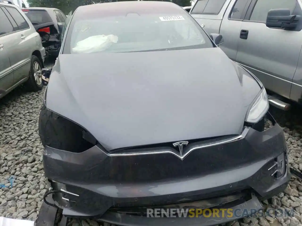 7 Photograph of a damaged car 5YJXCDE24LF228726 TESLA MODEL X 2020