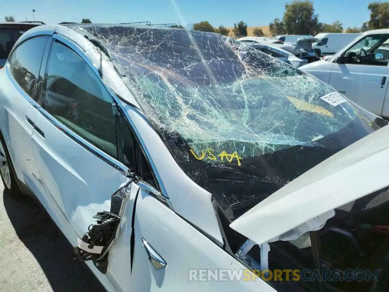 9 Photograph of a damaged car 5YJXCDE24LF241444 TESLA MODEL X 2020