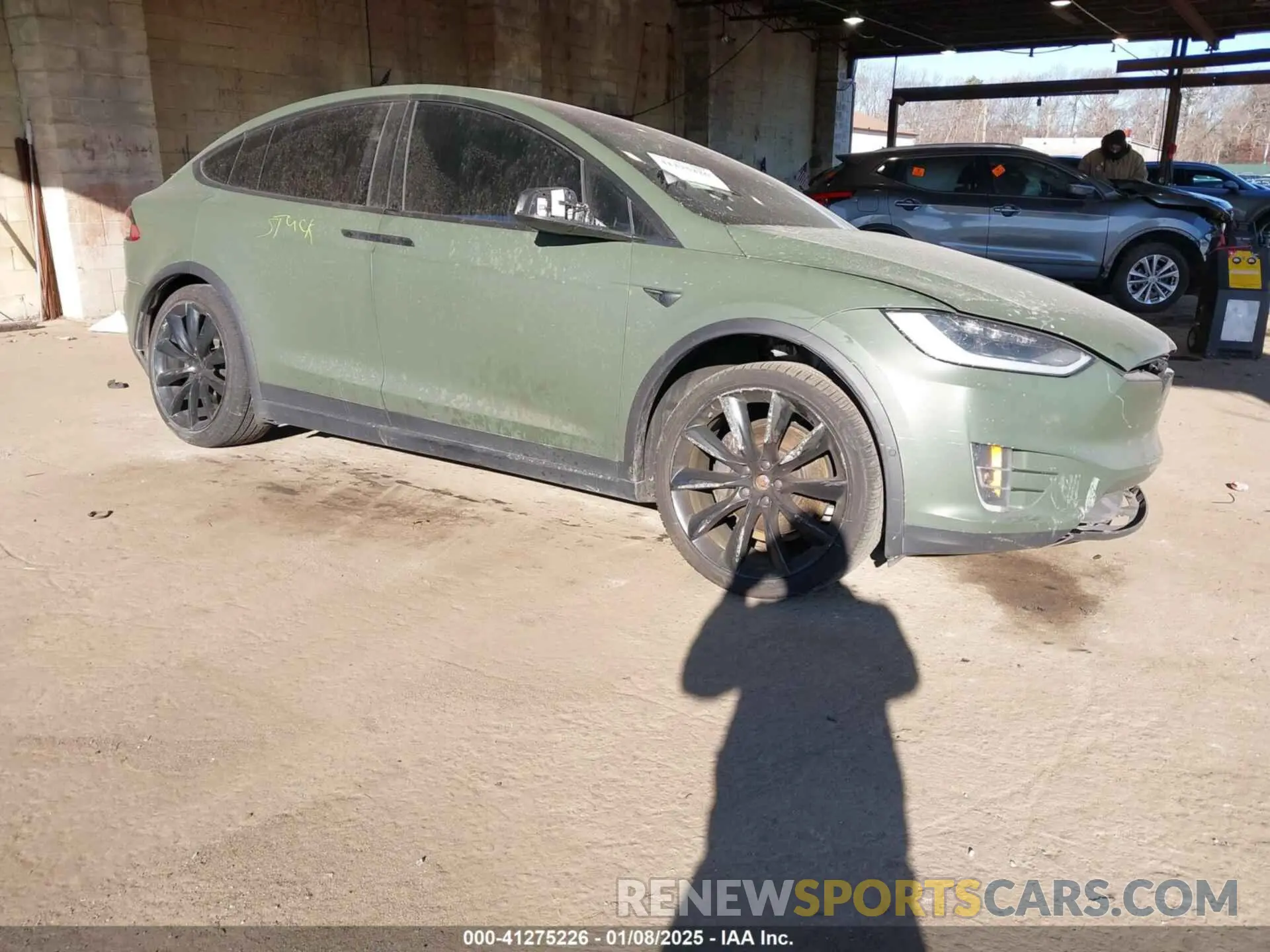 1 Photograph of a damaged car 5YJXCDE24LF272242 TESLA MODEL X 2020