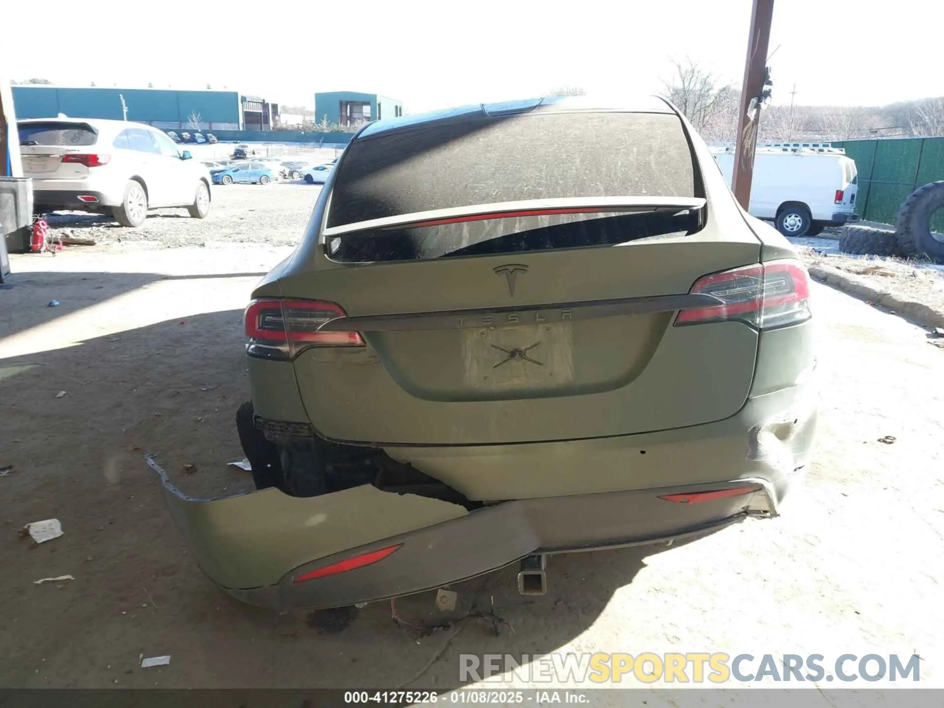 16 Photograph of a damaged car 5YJXCDE24LF272242 TESLA MODEL X 2020