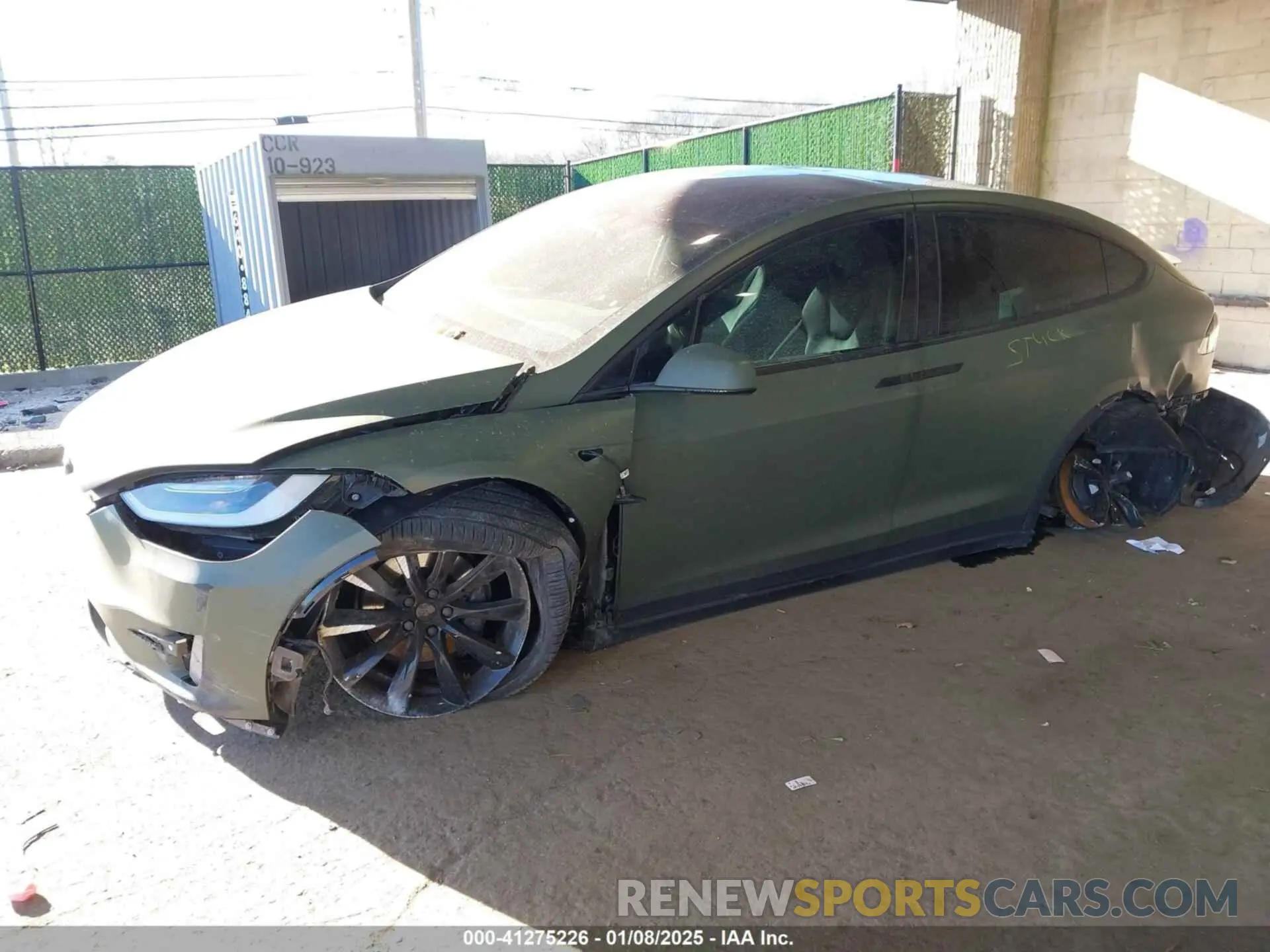 2 Photograph of a damaged car 5YJXCDE24LF272242 TESLA MODEL X 2020
