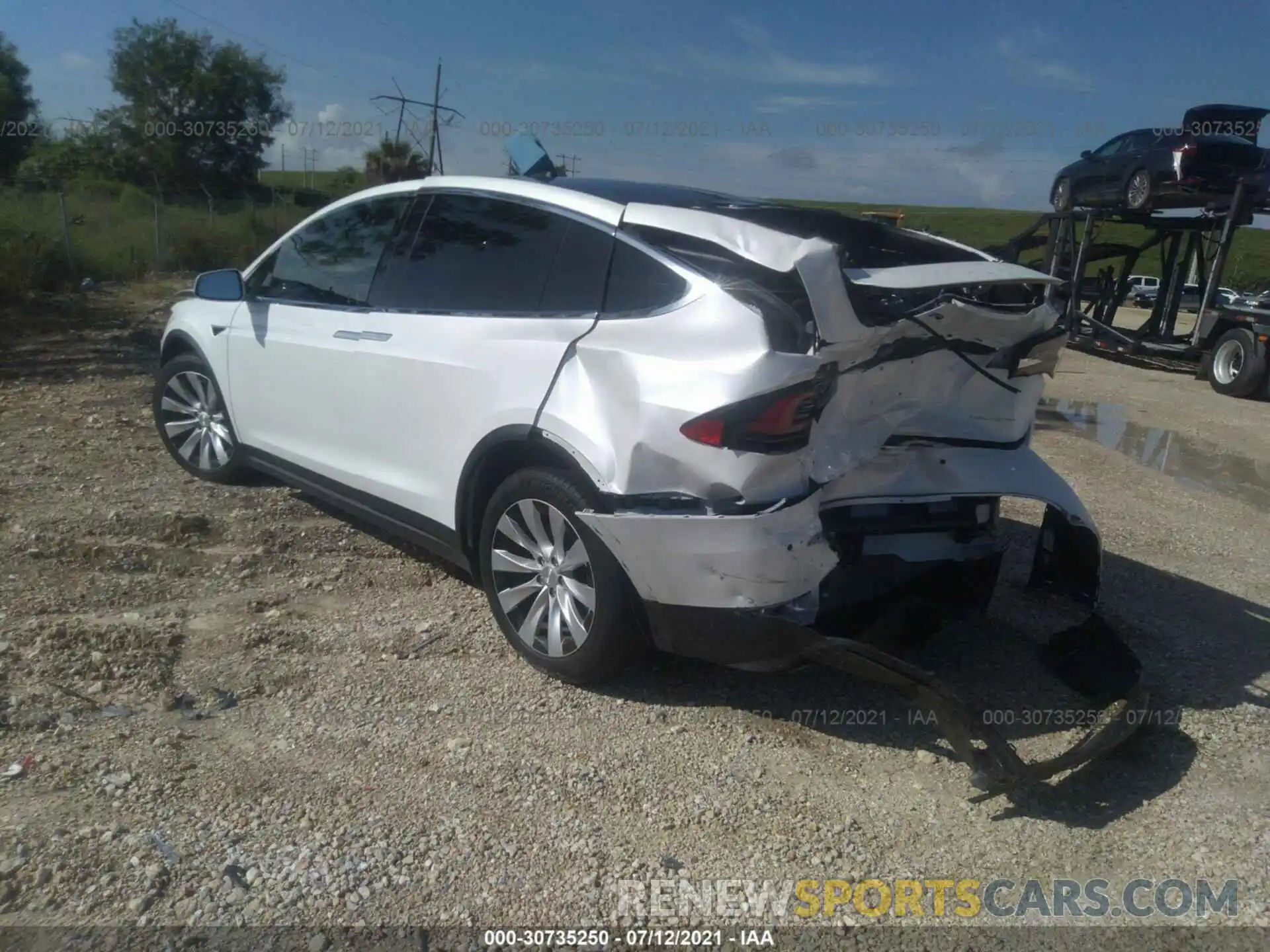 3 Photograph of a damaged car 5YJXCDE25LF234955 TESLA MODEL X 2020