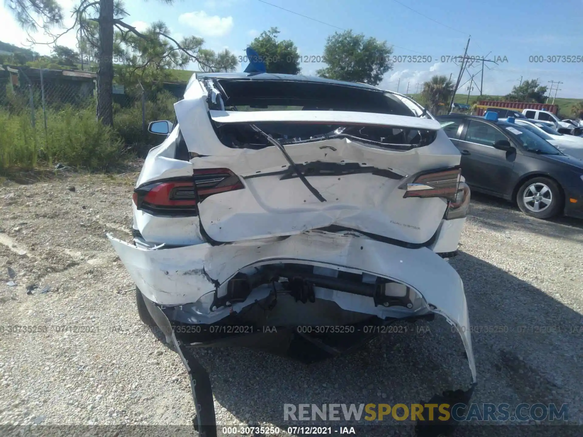 6 Photograph of a damaged car 5YJXCDE25LF234955 TESLA MODEL X 2020