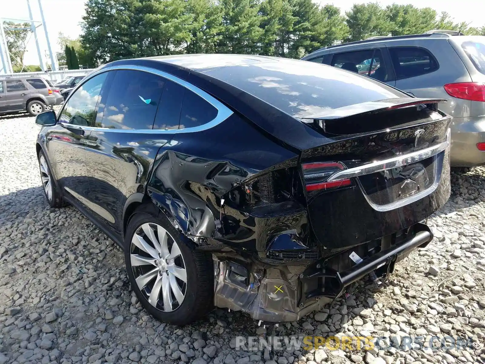 3 Photograph of a damaged car 5YJXCDE25LF248306 TESLA MODEL X 2020