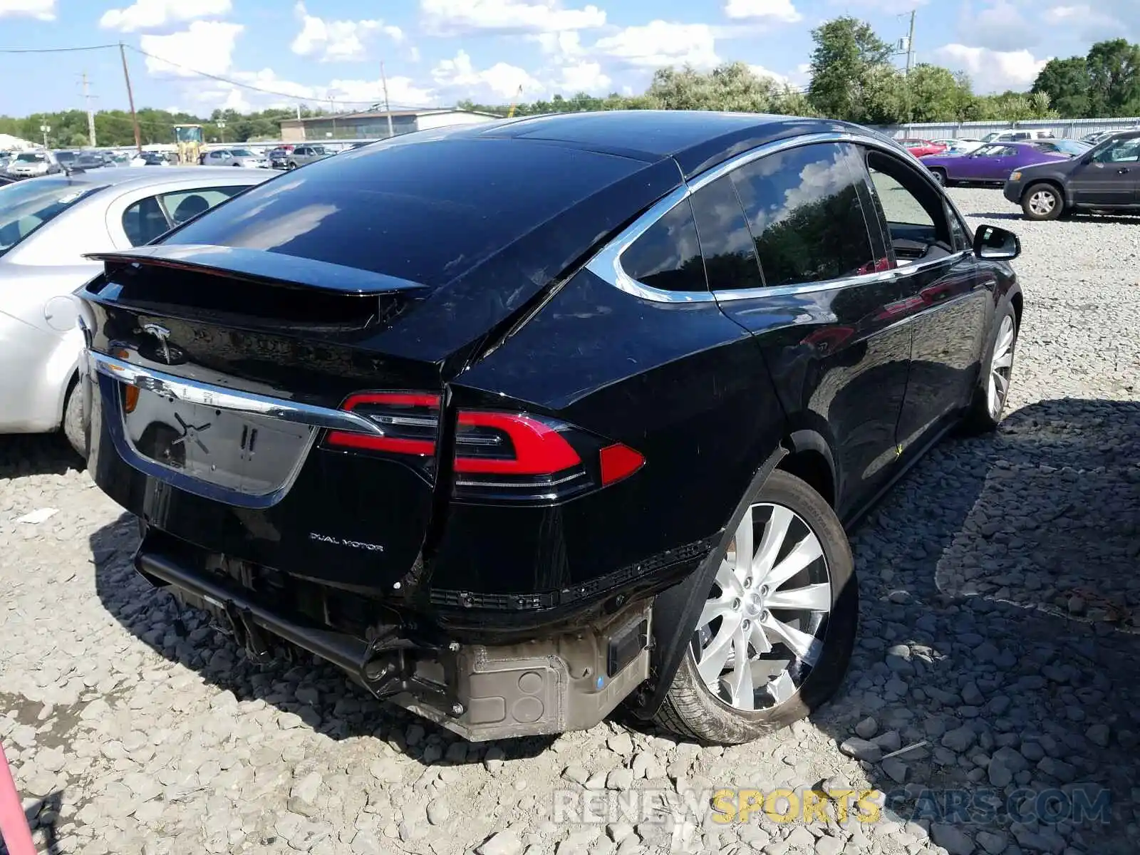 4 Photograph of a damaged car 5YJXCDE25LF248306 TESLA MODEL X 2020