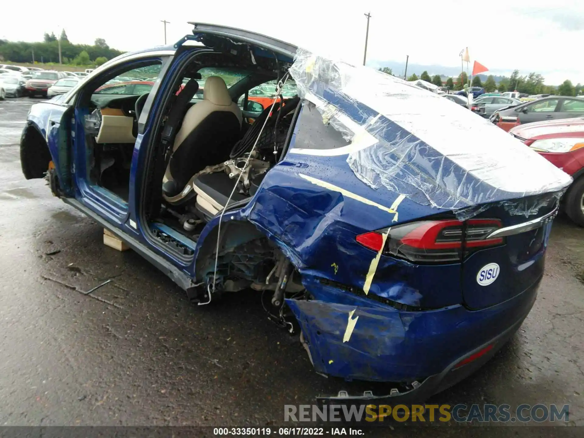 3 Photograph of a damaged car 5YJXCDE25LF260763 TESLA MODEL X 2020