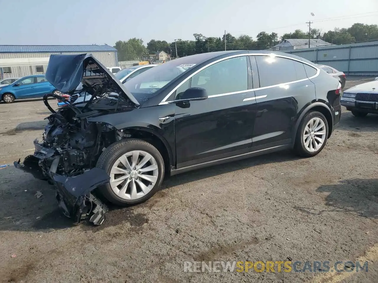 1 Photograph of a damaged car 5YJXCDE25LF300095 TESLA MODEL X 2020