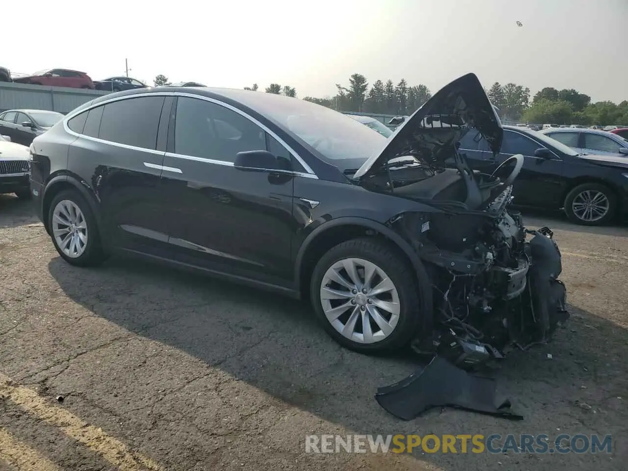 4 Photograph of a damaged car 5YJXCDE25LF300095 TESLA MODEL X 2020