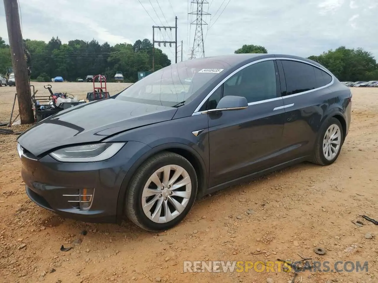 1 Photograph of a damaged car 5YJXCDE27LF305816 TESLA MODEL X 2020
