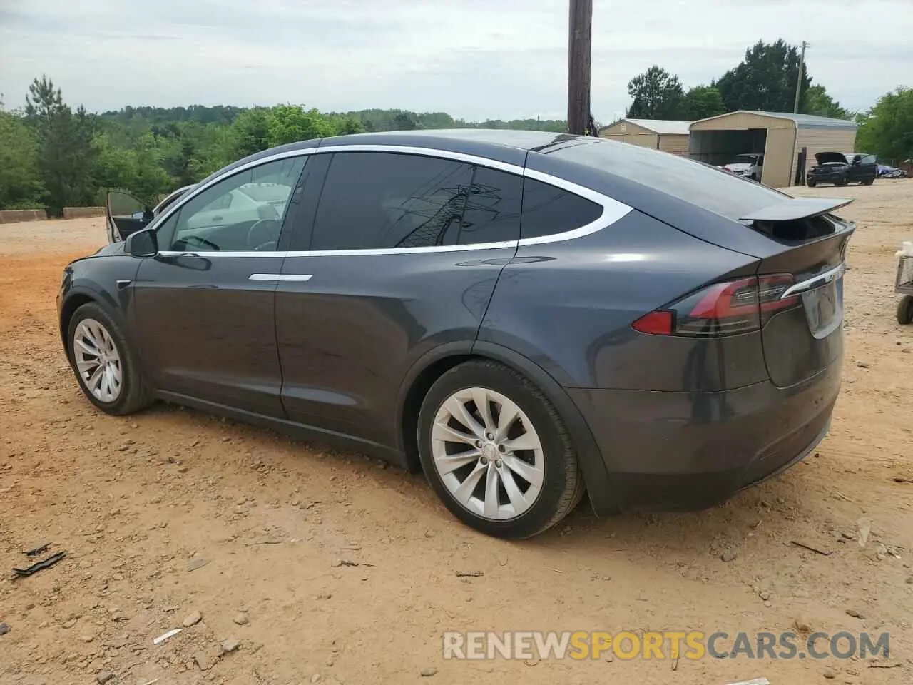 2 Photograph of a damaged car 5YJXCDE27LF305816 TESLA MODEL X 2020