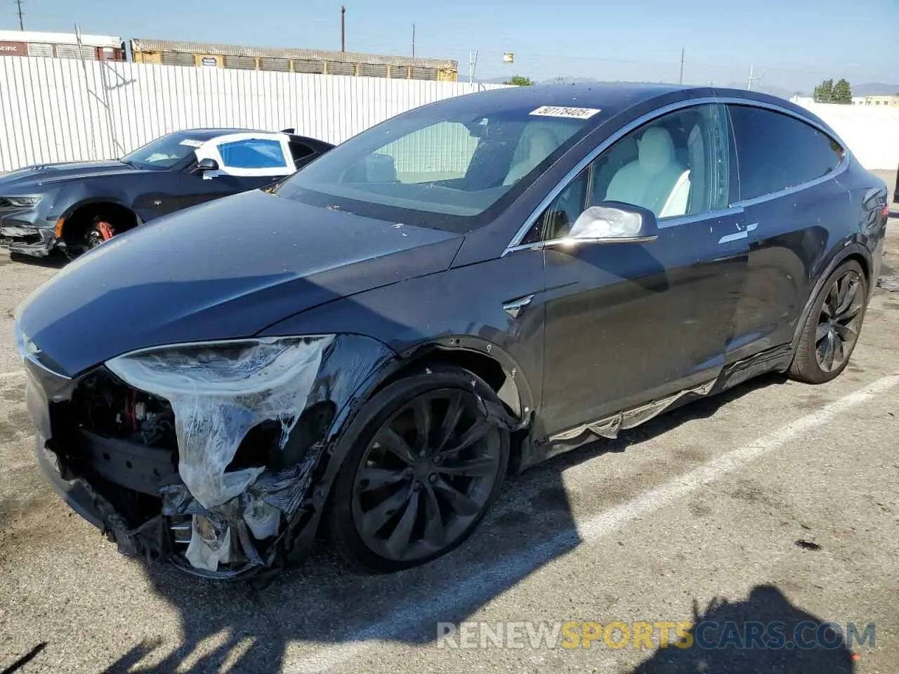 1 Photograph of a damaged car 5YJXCDE28LF261972 TESLA MODEL X 2020