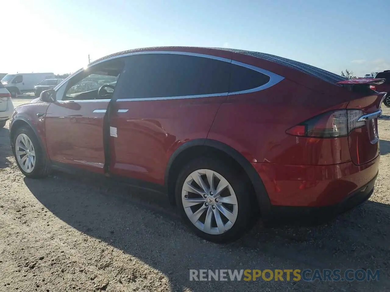 2 Photograph of a damaged car 5YJXCDE28LF283454 TESLA MODEL X 2020