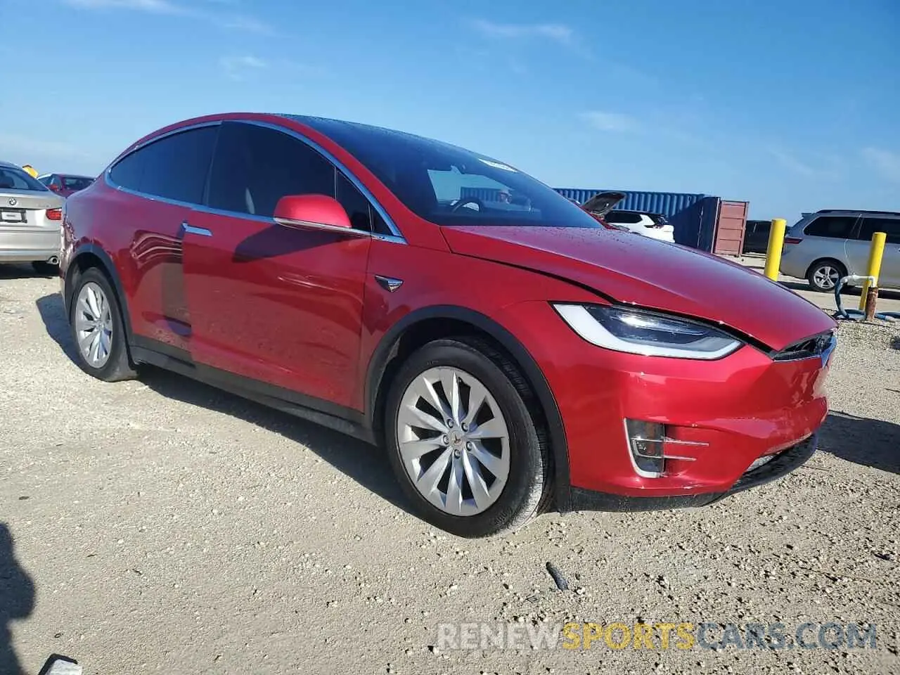 4 Photograph of a damaged car 5YJXCDE28LF283454 TESLA MODEL X 2020