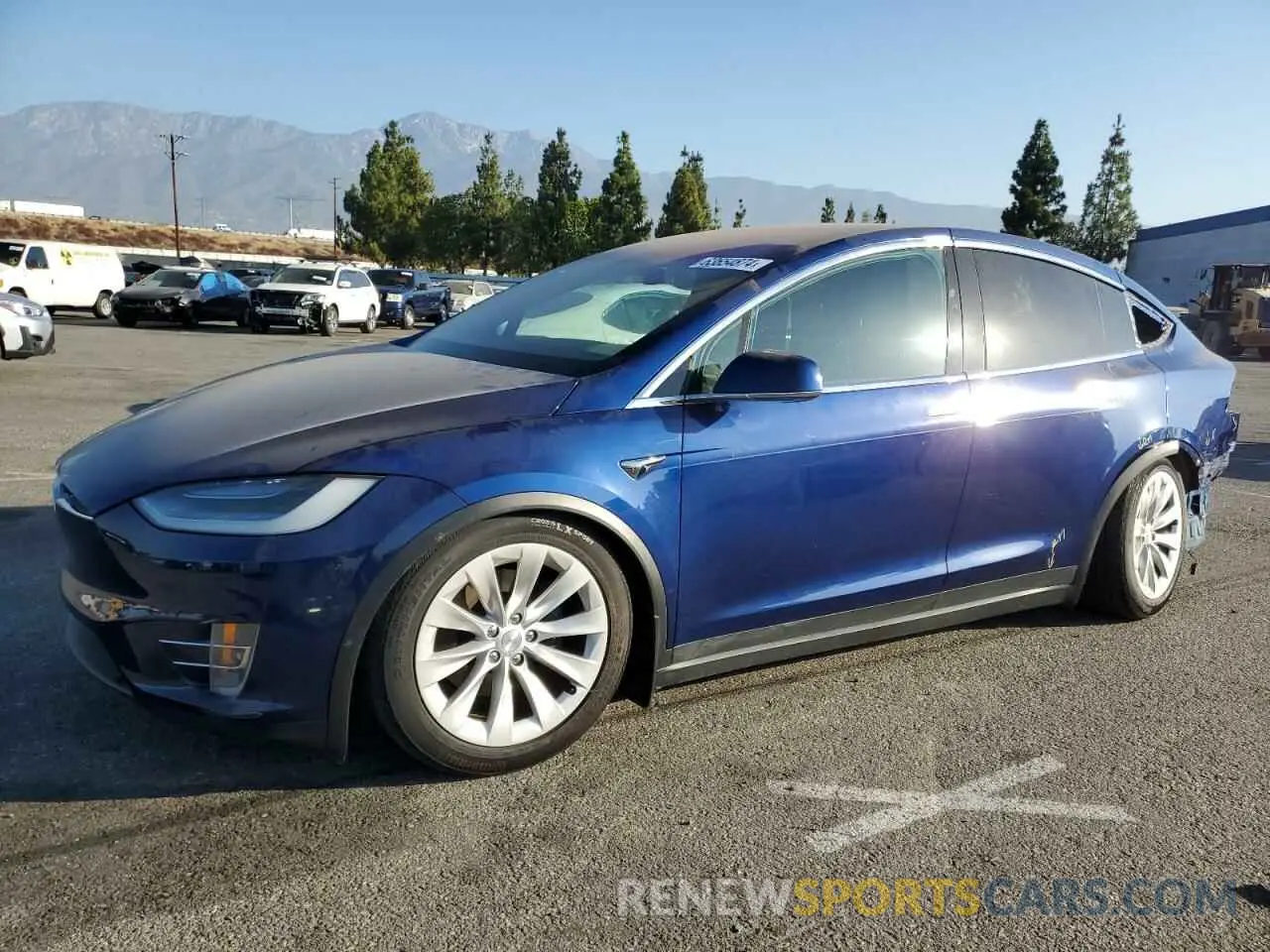 1 Photograph of a damaged car 5YJXCDE2XLF248382 TESLA MODEL X 2020