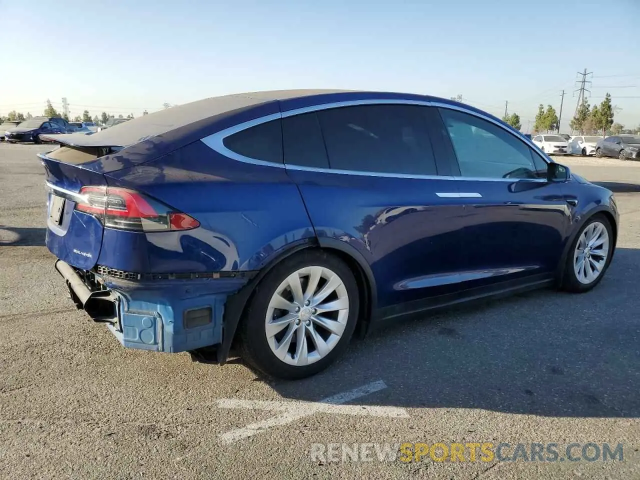 3 Photograph of a damaged car 5YJXCDE2XLF248382 TESLA MODEL X 2020