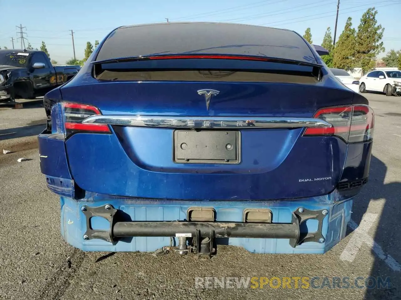 6 Photograph of a damaged car 5YJXCDE2XLF248382 TESLA MODEL X 2020
