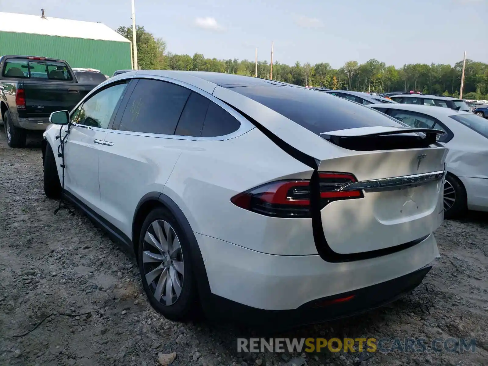 3 Photograph of a damaged car 5YJXCDE2XLF263903 TESLA MODEL X 2020