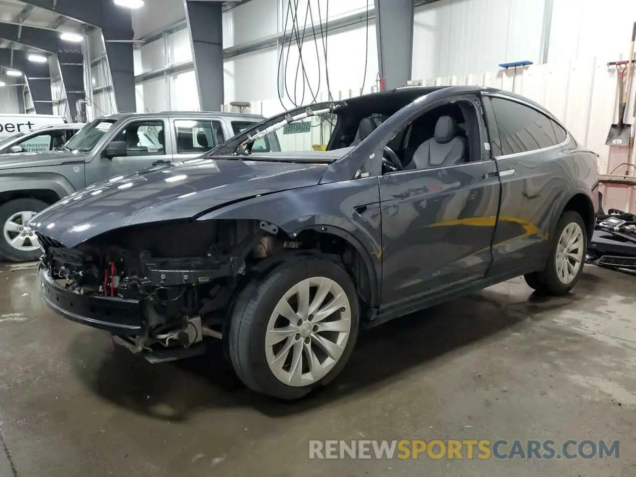 1 Photograph of a damaged car 5YJXCDE2XLF279941 TESLA MODEL X 2020