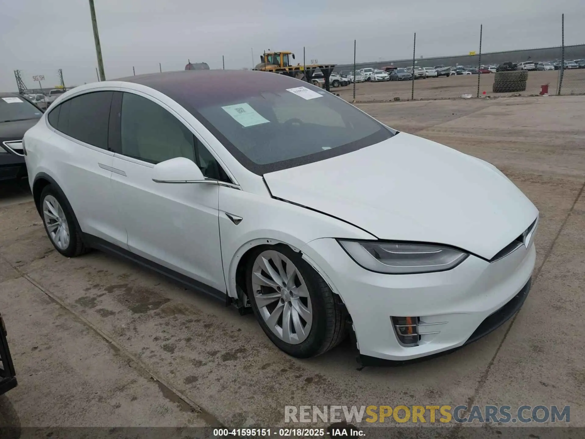 1 Photograph of a damaged car 5YJXCDE2XLF284847 TESLA MODEL X 2020
