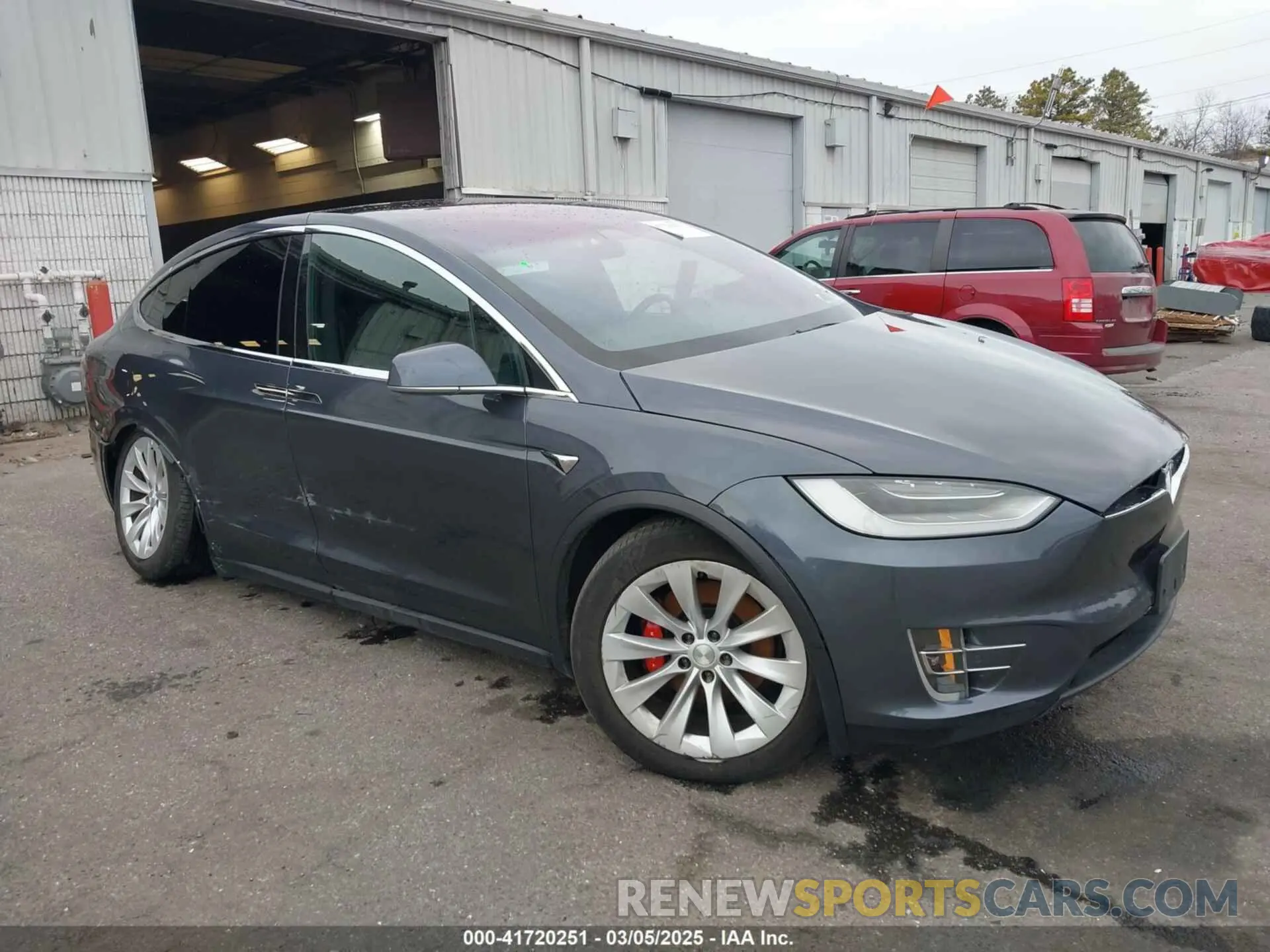 1 Photograph of a damaged car 5YJXCDE40LF263023 TESLA MODEL X 2020