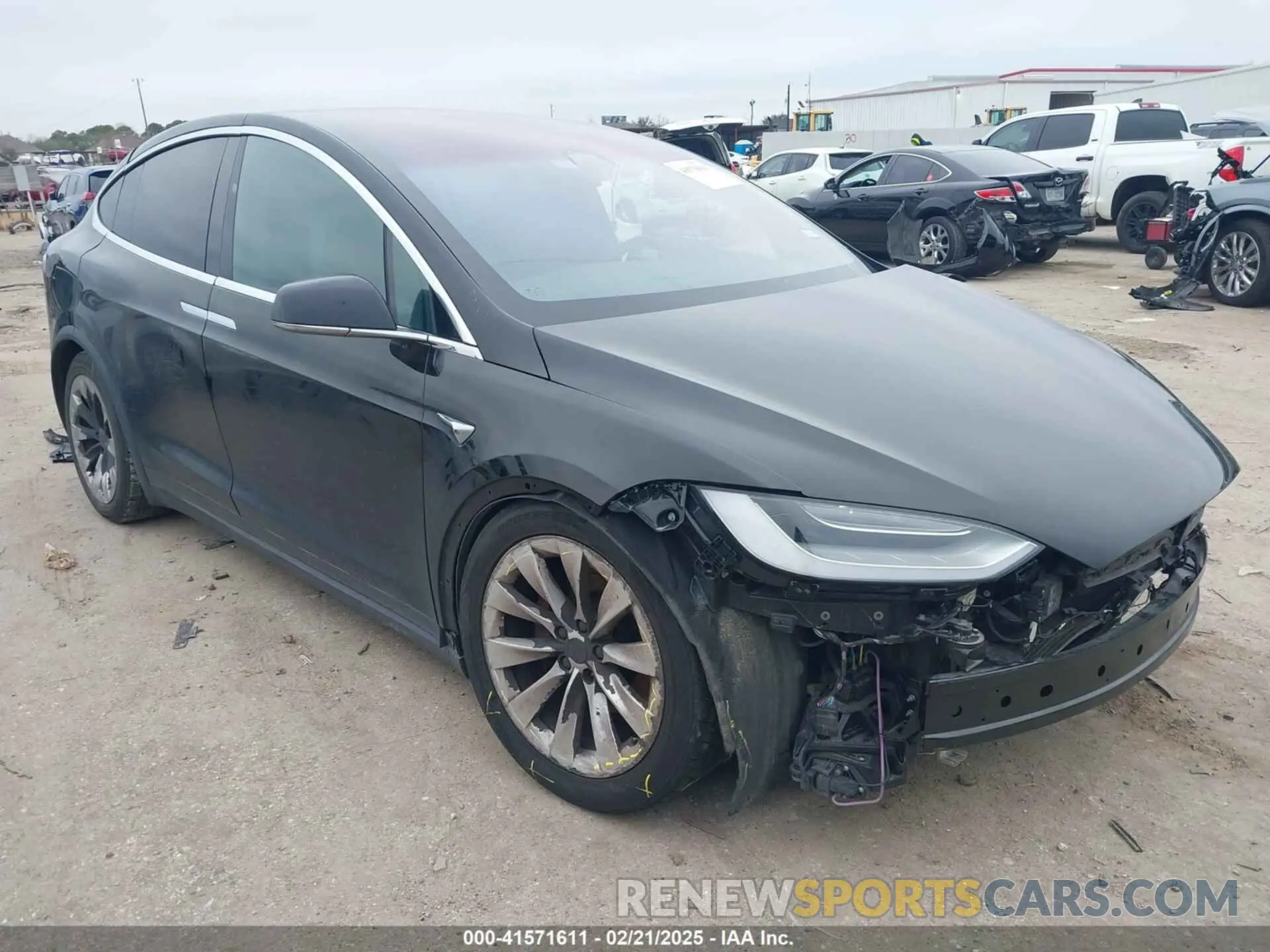1 Photograph of a damaged car 5YJXCDE43LF301540 TESLA MODEL X 2020