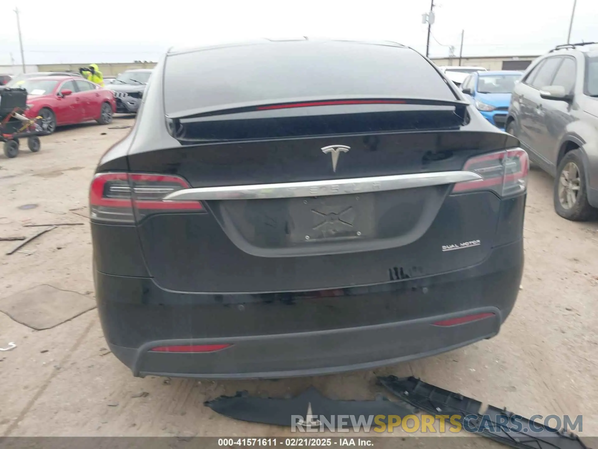 16 Photograph of a damaged car 5YJXCDE43LF301540 TESLA MODEL X 2020